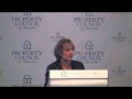 Opposition Leader Isobel Redmond presents to the Property Council