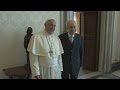 Pope Francis meets with Shimon Peres