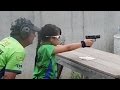 This 10-year-old knows how to use a gun