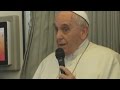 Pope: One cannot make fun of faith