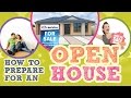 Preparing for an open house