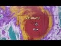 Cyclone Pam menaces Vanuatu