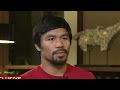 Pacquiao talks to CNN about Mayweather showdown