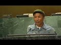 Pharrell: 'Happiness is your birthright'