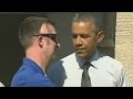 President surprises wounded warrior