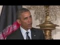 President Obama: We will maintain Afghanistan troop levels