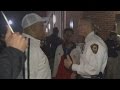 Police, protesters talk in Ferguson