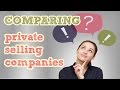 Comparing Private Selling Companies