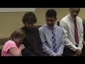 Basketball team honored with medals for good deed
