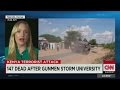 Four gunmen took over the university in Kenya attack