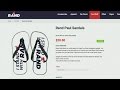 Rand&#039;s campaign store selling flip flops
