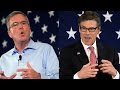 Bush, Perry test their mettle in New Hampshire