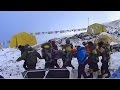 Avalanche survivors stranded at Everest